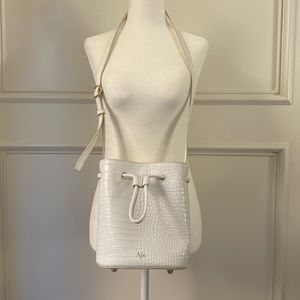 Brand New Aje White Bucket Bag Crossbody